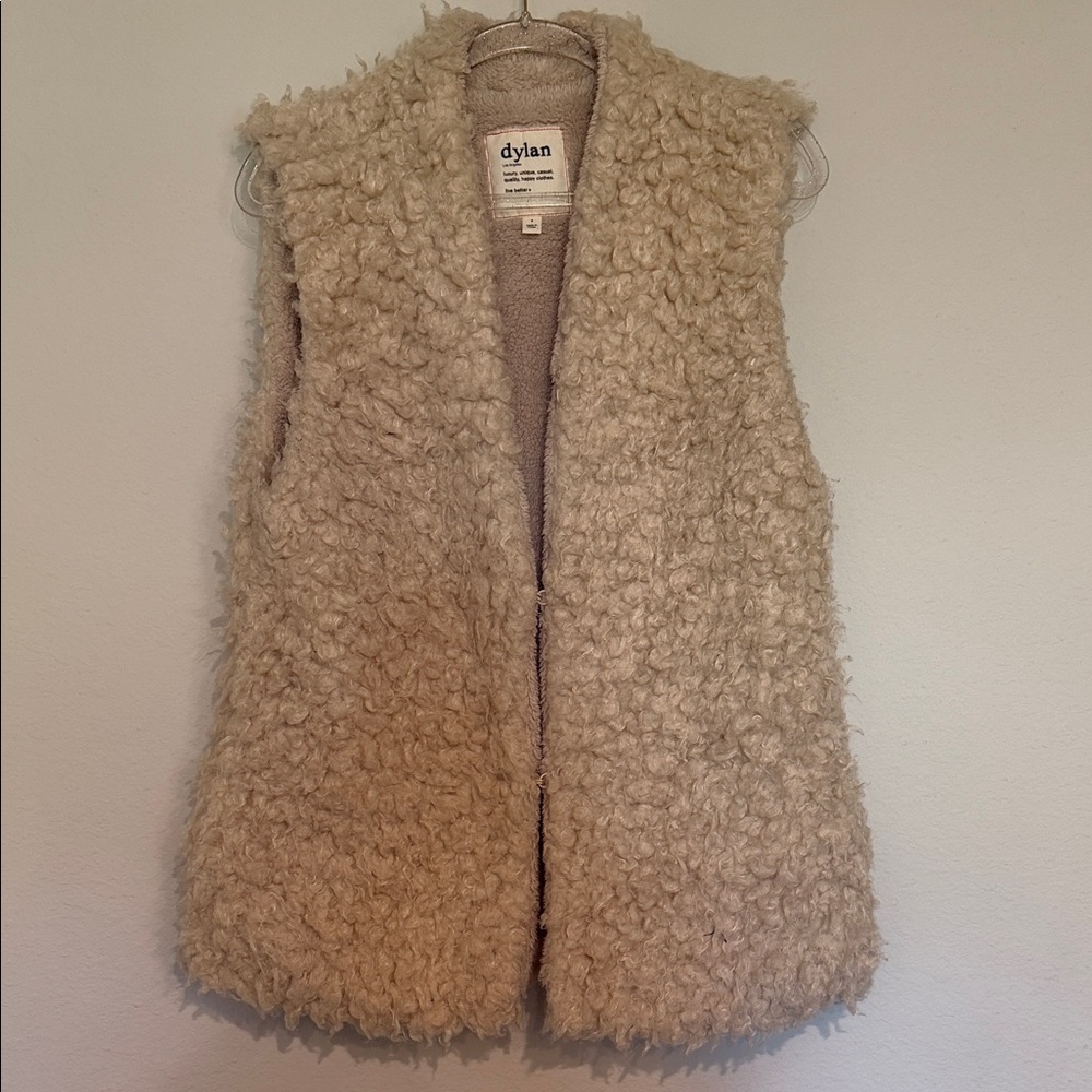 Dylan Beige Textured Vest